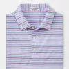 Peter Millar Ray Performance Jersey Polo (Estate Blue) Tops