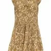 Anna Cate Aimee Dress (Gold Tribal)
