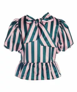 Crosby By Mollie Burch Angela Top (Holiday Stripe) Tops