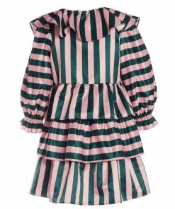 Crosby By Mollie Burch Anna Julia Dress (Holiday Stripe) Dresses