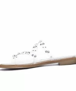 Chinese Laundry Shoes Coralie Vinyl Sandal (Clear)