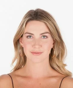 Sheila Fajl Accessories Smaller Everybody's Favorite Hoops (Polished Rose Gold)