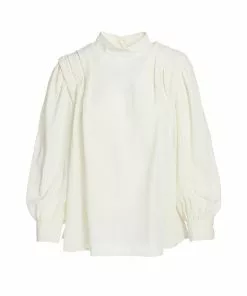 Crosby By Mollie Burch Brett Blouse (Pearl) Tops