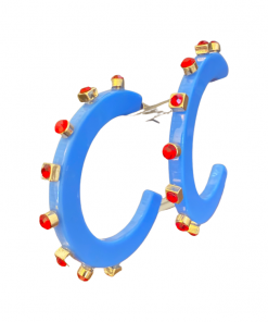 Smith & Co. City Girl Jewel Hoop (Hotty Toddy) Large)