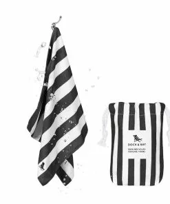 Dock & Bay Quick Dry Gym Towel (Kamari Charcoal) Gifts For Her