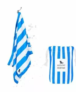 Dock & Bay Swim Quick Cool Gym Towel (Bondi Blue) OS