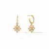 Julie Vos Charlotte Hoop & Charm Earring Jewelry