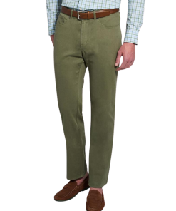 Peter Millar Bottoms Olive Ultimate Sateen 5 Pocket Pant