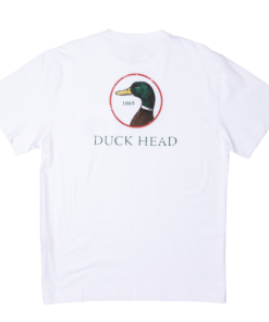 Duckhead Logo Short Sleeve T Shirt (White)