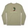 Duckhead Logo LS Tee (Field Grey) Tops