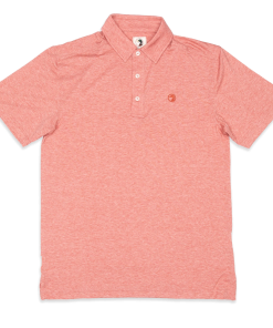 Duckhead Hayes Logo Polo (Desert Red) Tops