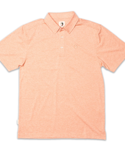 Duckhead Hayes Logo Polo (Sunbaked Orange) Tops