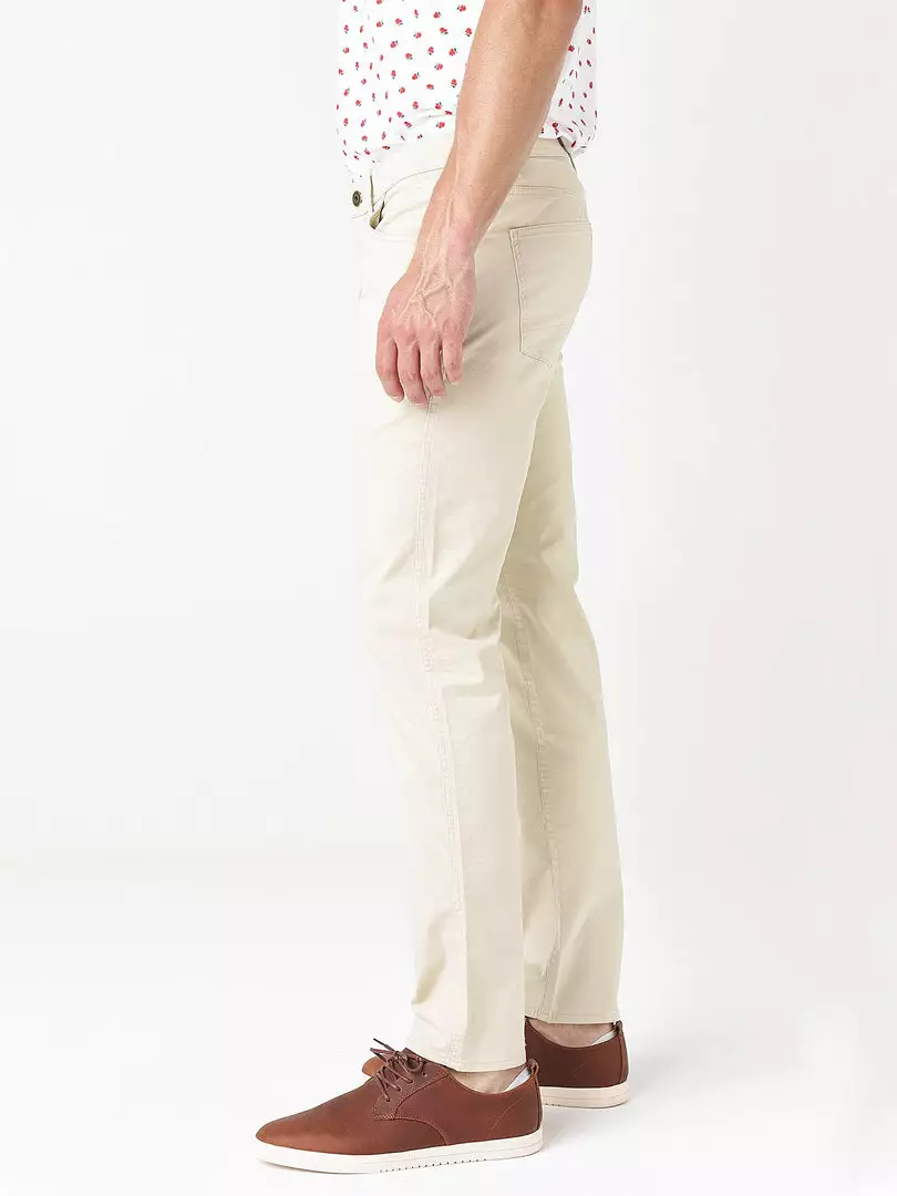 Duckhead Shoreline Five-Pocket Pant (Stone) Bottoms 4 Duckhead Shoreline Five-Pocket Pant (Stone) Bottoms