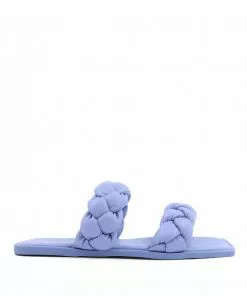 Shu Shop Daria Slide Sandal (Blue)