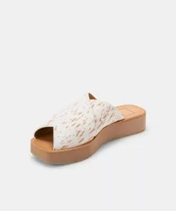 Dolce Vita Capri Sandals (Fawn Calf Hair) Shoes