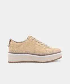 Dolce Vita Tinley Sneaker (Natural Raffia)