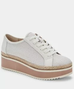 Dolce Vita Telah Sneaker (White Mesh)