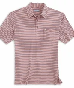 Fish Hippie Tops Shellbine Stripe Polo (Multiple Colors)