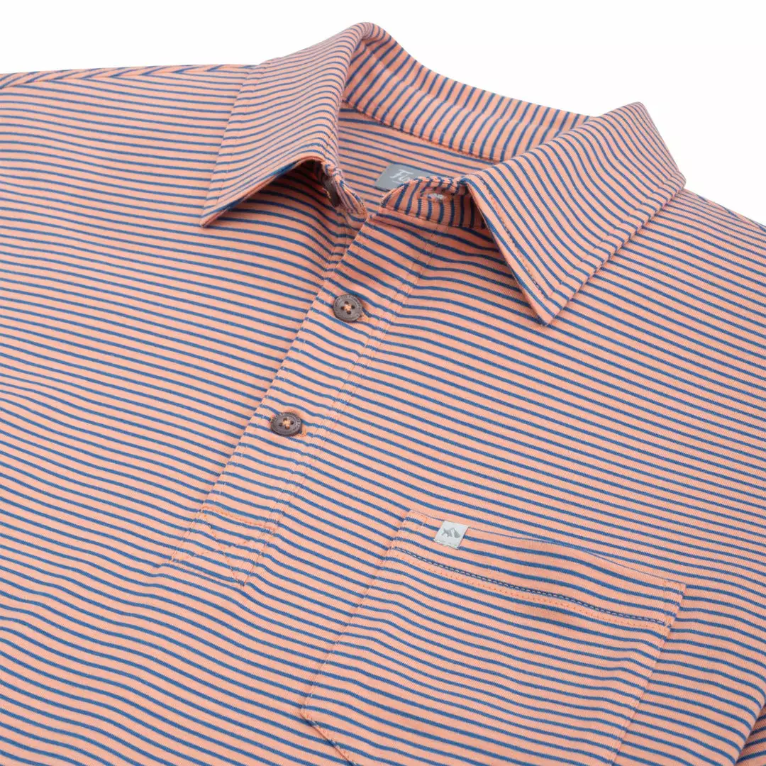 Fish Hippie Tops Shellbine Stripe Polo (Multiple Colors) 5 Fish Hippie Tops Shellbine Stripe Polo (Multiple Colors)