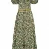 Anna Cate Dresses Arie Midi (Green Garden)