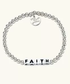 Little Words Project Accessories Faith Bracelet (Silver)