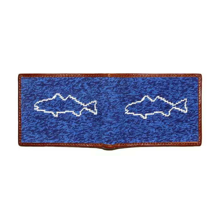 Smathers & Branson Fish On The Line Wallet (Dark Navy/Blueberry) Gifts For Him 4 Smathers & Branson Fish On The Line Wallet (Dark Navy/Blueberry) Gifts For Him