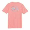 Fish Hippie Resolve Short Sleeve Tee (Coral)