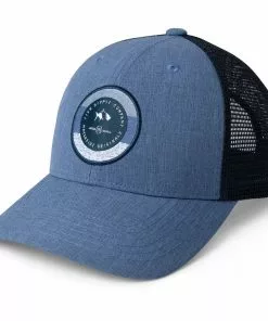 Fish Hippie Accessories Informer Trucker Hat (Blue)
