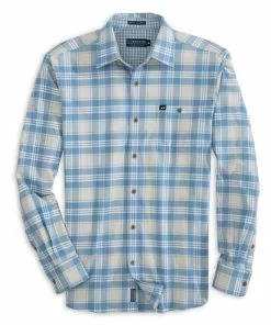 Fish Hippie Hadlock Flannel Shirt (Marlin) Tops