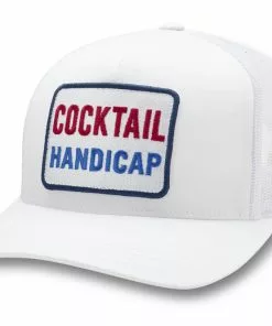 G/Fore Accessories Cocktail Handicap Trucker Hat (Snow)