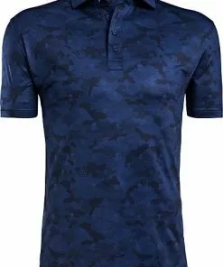 G/Fore Icon Camo Printed Polo (Blue Print)