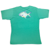Southern Point Abstract Permit T Shirt (Washed Jade)