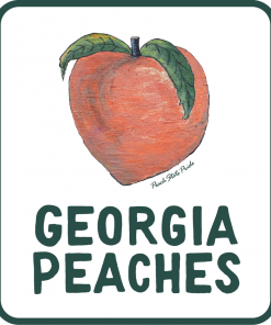 Peach State Pride Georgia Peaches Decal Gifts For Him