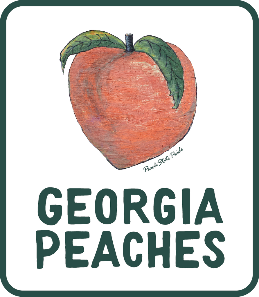 Peach State Pride Georgia Peaches Decal Gifts For Him 3 Peach State Pride Georgia Peaches Decal Gifts For Him