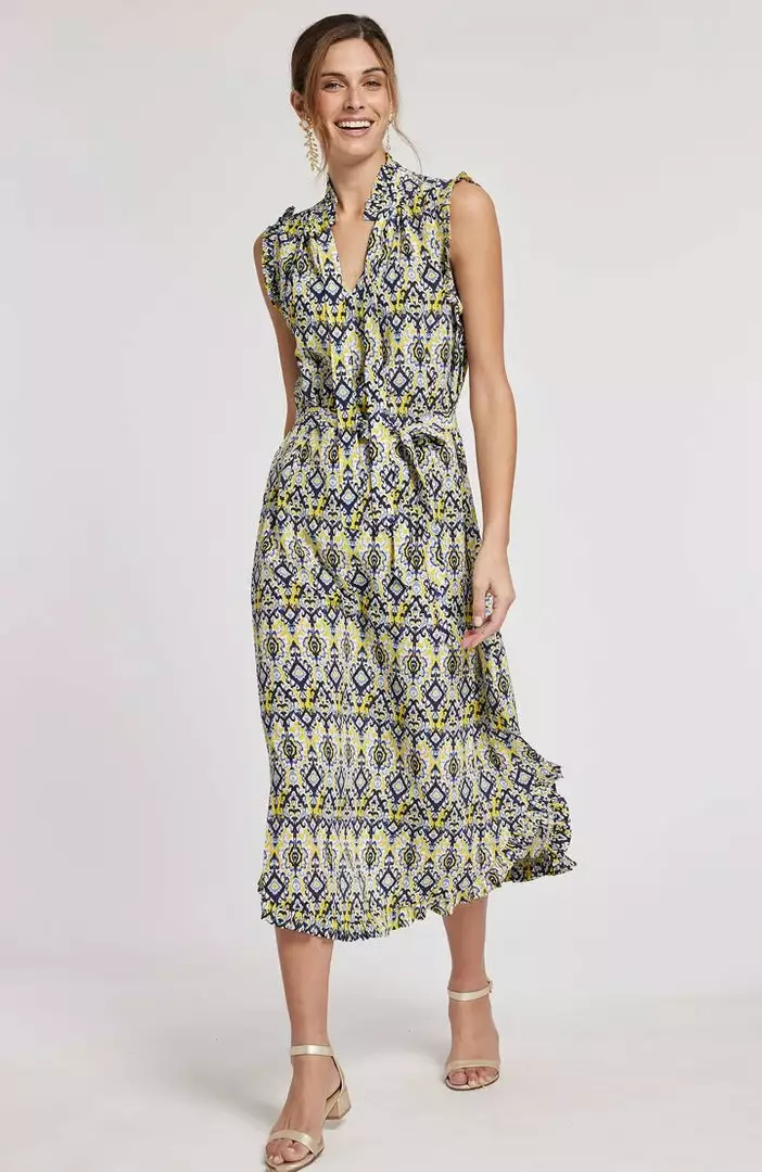 Tyler Boe Scarlett Silk Maxi Dress (Multi) Dresses 3 Tyler Boe Scarlett Silk Maxi Dress (Multi) Dresses