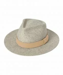 Kooringal Wide Brim Fedora (Light Grey Marle) Accessories