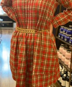 Only Options Matte Gold Chain Belt