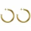 Sheila Fajl Chantal Hoops (Brushed Gold)