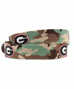 Smathers & Branson University Of Georgia Needlepoint Belt (Camo)