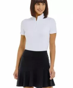 IBKUL Flounce Skort (Black) Bottoms