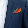 Brackish Ike Pocket Square (Pheasant, Guinea, Peacock) Accessories