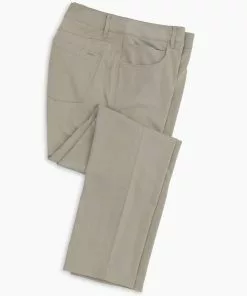 Johnnie-O Cross Country Pant (Light Khaki) Bottoms