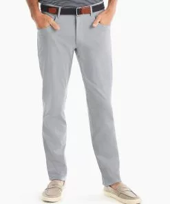Johnnie-O Cross Country Pant (Quarry) Bottoms