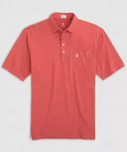 Johnnie-O Heathered Original Polo (Cherry)
