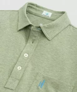 Johnnie-O Heathered Original Polo (Dill) Tops