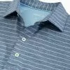 Johnnie-O Newton Striped Polo (Lake)