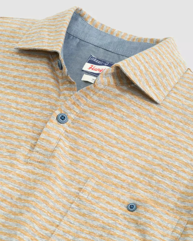 Johnnie-O Loews Striped Polo (Havana) Tops 4 Johnnie-O Loews Striped Polo (Havana) Tops
