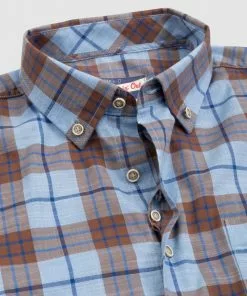 Johnnie-O Tops Wilber Hangin' Out Button Down (Gulf Blue)
