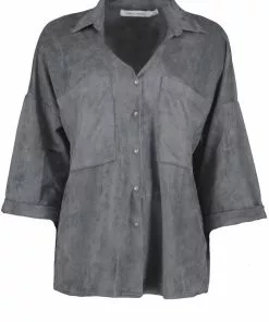 Bishop + Young Cozy Suede Top (Cloud)