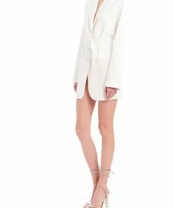 Amanda Uprichard Dresses Meritt Blazer (Ivory)